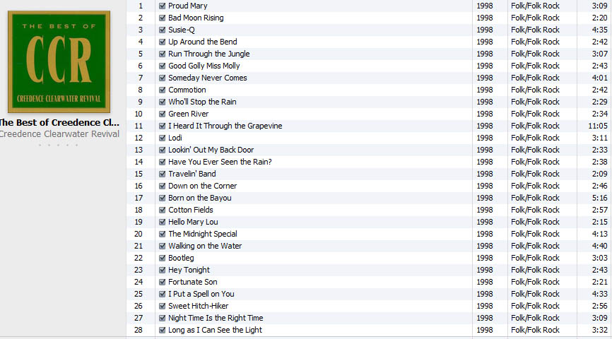 Creedence Clearwater Revival - Best of CCR